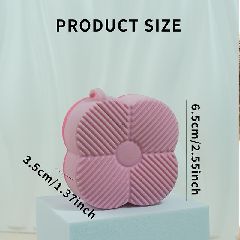 Four Leaf Clover Shaped Ice Massage Brush, Silicone Ice Cube Tray, Face Massage Tool, Skincare Tool for Women