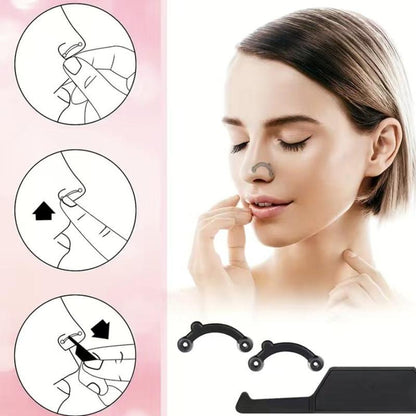 Nose Lifting Shaper, 1 Set?Nose Bridge Straightener for Daily Makeup, Portable Nose Bridge Shaping & Stretching Tool for Women & Girls