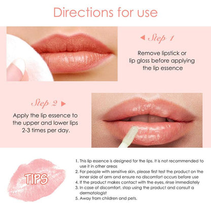 Day & Night Use Lip Plumper, 2 Counts/set Vitamin E & Natural Ginger Oil Lip Plumper, Lip Care Product for Women & Girls