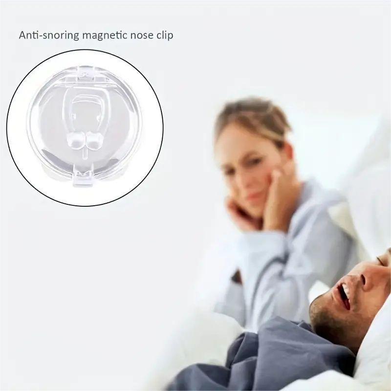 Anti Snoring Nose Clip, 1 Count Silicone Magnetic Anti Snoring Device, Nasal Treatment for Women and Men