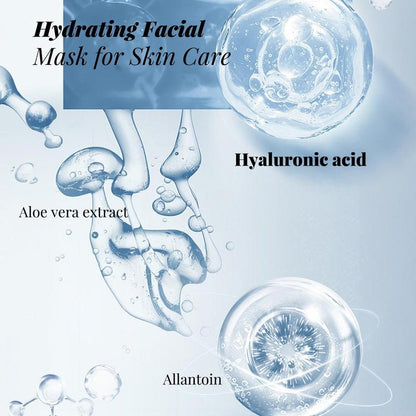 3pcs Moisturizing Nourishing Facial Mask, Hyaluronic Acid Face Mask, Pore Invisible Mask, Skin Care Product For Women