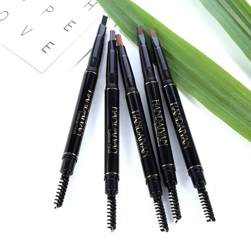 Double-ended Eyebrow Pencil, Waterproof Long Lasting Eyebrow Pencil, Brow Styling Brush, Brow Shading & Filling Pencil, Brow Brush Makeup Tool, Eye Makeup Products