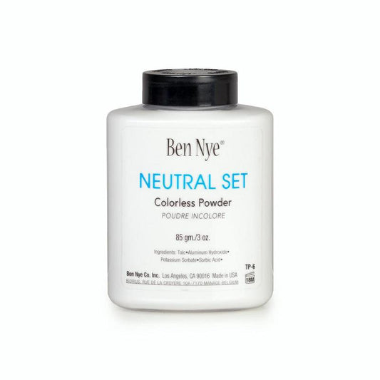 Ben Nye Neutral Set Colorless Face Powder - Translucent Luxury Makeup Powder  - Color Cosmetics from the same brand as the famous Banana Powder