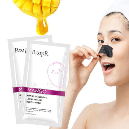 Blackhead Clean Peeling Nose Sticker, 1 Count Nose Mask Blackhead Pore Strips Blackhead Remover for Nose Face Chin and Forehead, Nasal Spot Facial Dot Cleaning Nose Mask