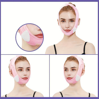 Anti Snoring Chin Rest, V Line Shaping Face Masks, Double Chin Reducer Strap, Lifting Bandage For Double Chin And Saggy Face Skin