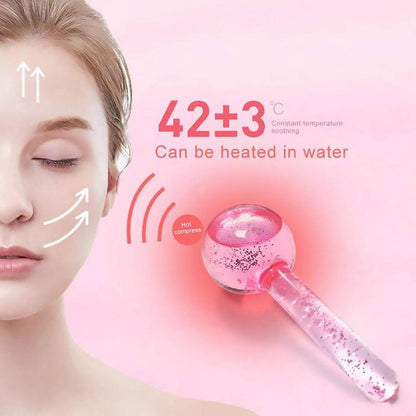 Bubble Ball Design Ice Roller for Face and Eyes, Cooling Skin Massager for Neck and Eyes, Comfort Handheld Facial Massager, Lightweight Ice Facial Ball