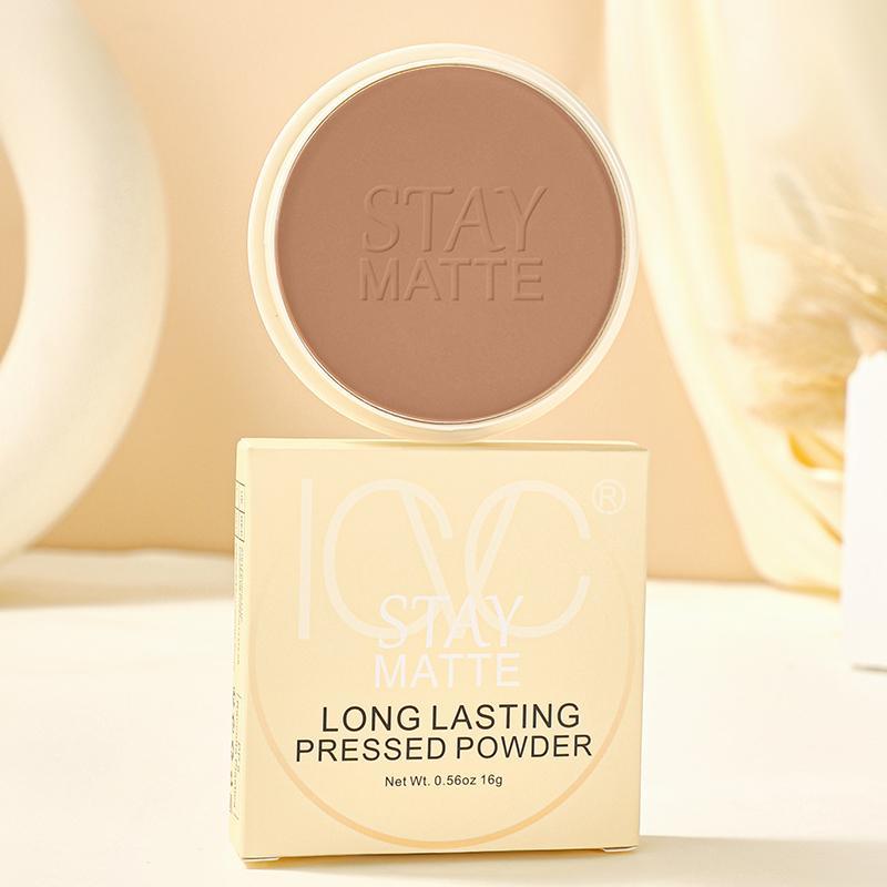 Long-lasting Oil Control Pressed Powder, Makeup Setting Powder, Face Makeup Accessories, Cosmetics, Smooths Skin & Completes Makeup, Suitable for All Skins