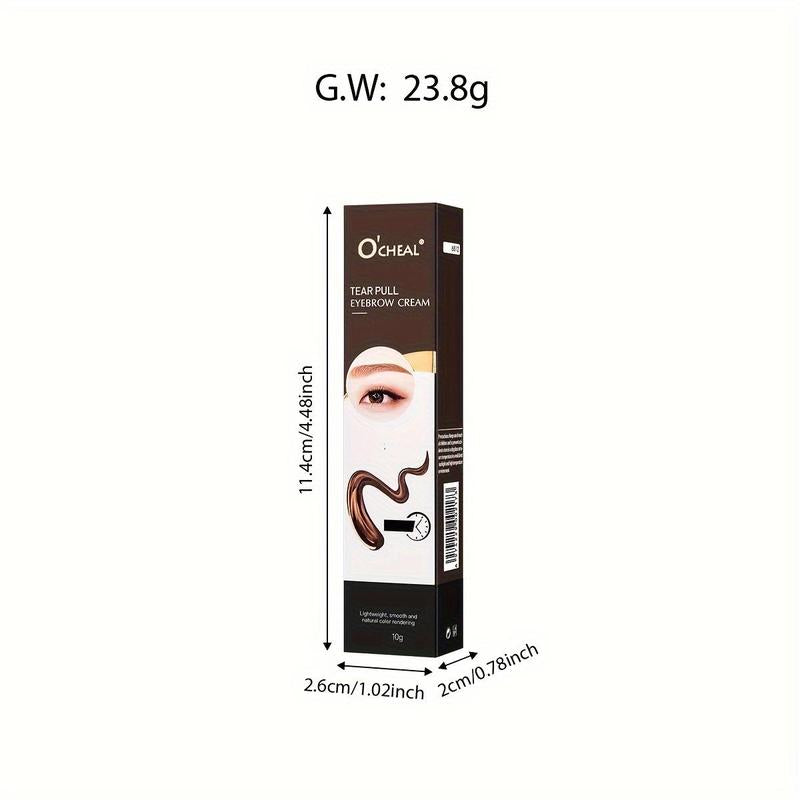 Long Lasting Semi-permanent Eyebrow Gel, 4pcs/set Film Forming Dye Eyebrow Cream, Eyebrow Makeup Product for Women & Girls