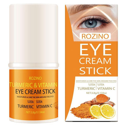 Turmeric Vitamin C Eye Cream Stick, Deep Hydrating & Moisturizing Eye Cream, Reduces The Look Of Fine Lines, Eye Care Product for Women & Men