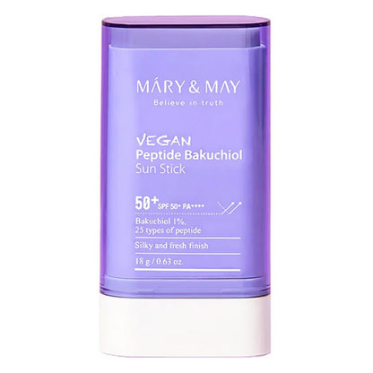 Mary&May - Vegan Peptide Bakuchiol Sun Stick SPF50+/PA++++ 18g