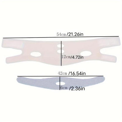 V-shaped Face Skin Care Belt, Breathable Facial Mask for Improving Skin Elasticity, Facial Skin Care Tool for Women