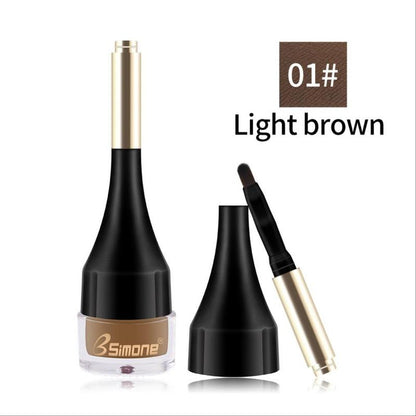 2g Long Lasting Natural Eyebrow Gel, Waterproof & Sweatproof & Smooth Eyebrow Balm, No Smudge & Silky Smooth Eyebrow Paste For Makeup