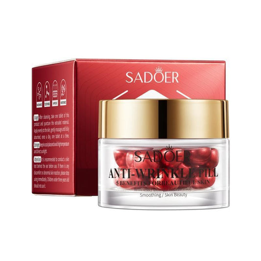 SADOER Anti-wrinkle Essential Oil & Pill: Your Path to Timeless Beauty - Experience the Transformative Benefits of Our Firming, Lifting, and Wrinkle-Smoothing Skincare Solution