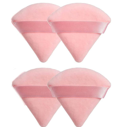 Triangle Powder Puff (4pcs), Soft Makeup Sponge, Makeup Puff, Beauty Makeup Sponge, Cosmetic Puff, Professional Makeup Tools for Women