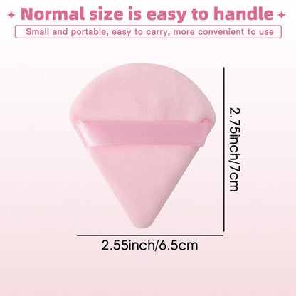 Skincare Cosmetic Foundation Triangle Powder Puff, Summe Makeup Sponge Puff, Dry and Wet Use Beauty Blender for Loose Powder Liquid Foundation, Midnight Shimmer