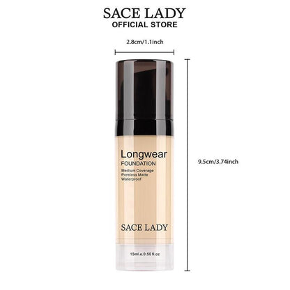 Long-lasting Medium Coverage Foundation (1 Piece), Lightweight Foundation, Moisturizing Foundation, Full Coverage Flawless Makeup Cream, Lightweight Concealer Foundation, Makeup Product