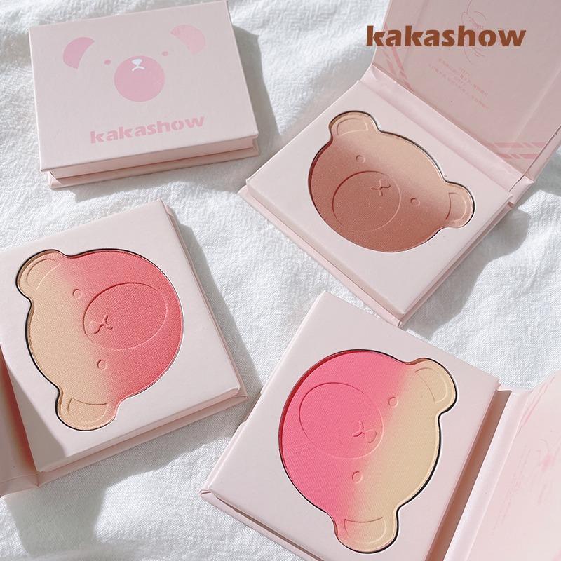 Bear Shaped Blush Palette, 1 Count Long Lasting Matte Powder Blush, Lightweight Natural Look Blush, Facial Makeup Tools for Daily Use