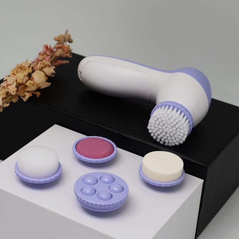 Facial Cleansing Brush, 1 Count Electric Face Scrubber, Face Cleaning Brush, Facial Skin Wash Tool for Daily Skin Care