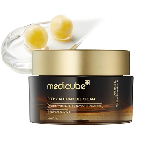 [Medicube Official Shop] Deep Vita C Capsule Cream | Golden Boba Cream/ Dark spot / pigmentation / customizable skincare