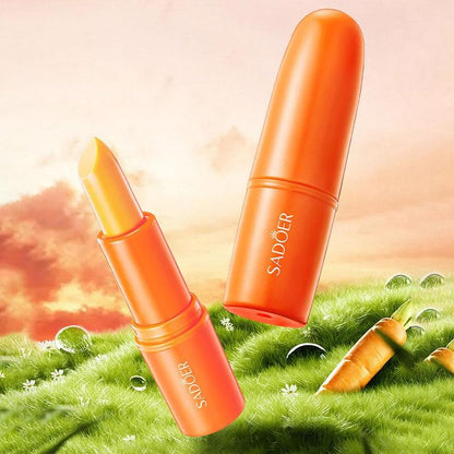 1 Piece Carrot Moisturizing Lip Balm, Lip Care Lipstick, Hydrating Lip Moisturizer, Lip Repair Treatment Products