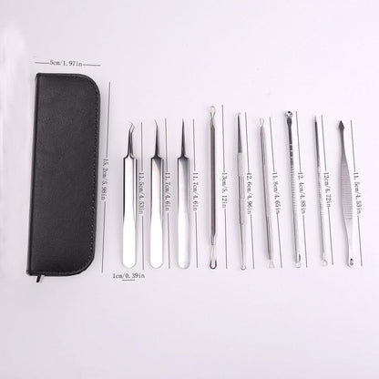 Blackhead Removal Kit, 9 Counts/set Blackhead Remover Kit, Acne Pimple Pimple Popper Tool Kit, Zit Extraction Tools, Blackhead Remover Tools, Pore Extractor, Skincare Products