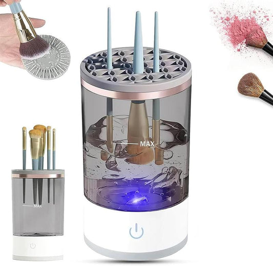 Electric Makeup Brush Cleaner, Makeup Brush Cleaner Machine, Spinner Dryer Automatic Brush Cleaner for All Size Makeup Brush Cleaner