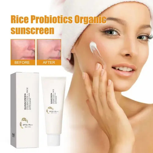 Sunscreen, SPF50+, Non-Greasy, Face Primer, Rice Probiotic, Anti-UV Blocking, UV Barrier Facial Matte