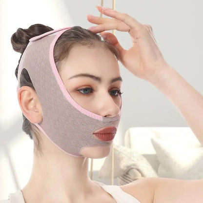 Facial Lifting Bandage Mask, 1 Count Dual Use V Face Bandage, Professional Skincare Tool for Home and Travel