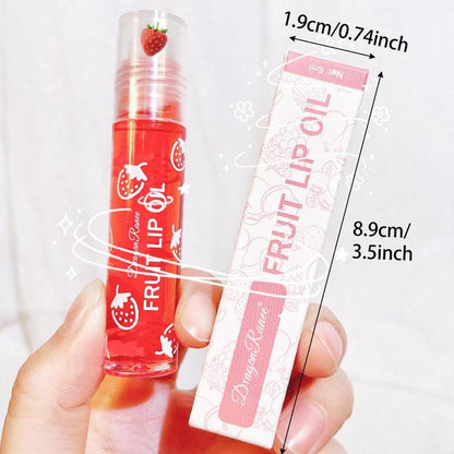 Fruit Lip Oil, 6 Counts/set Moisturizing Lip Balm, Lip Oils Lip Gloss, Lip Mask Lip Tint, Hydrating Lip Care Product for Dating and Daily Use, Summer Gift,  Beauty Products, Makeup Products, Back to School