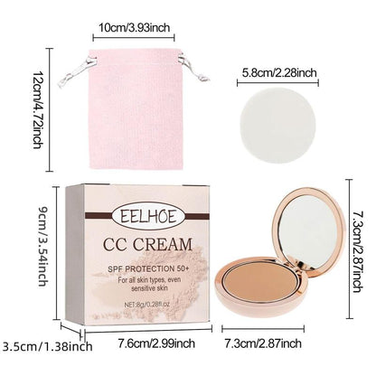 Makeup Products Long-lasting Pressed Powder Foundation, 1 Count Oil Control Matte Powder Palette, Face Makeup Setting Powder, Cosmetic Accessories for Women