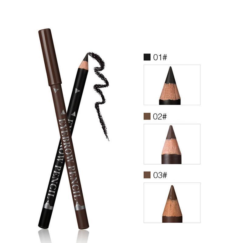 Long Lasting Eyebrow Pencil, 12pcs/Set Waterproof Eyebrow Pencil, Brow Styling Pen for Women Girls, Makeup Tool