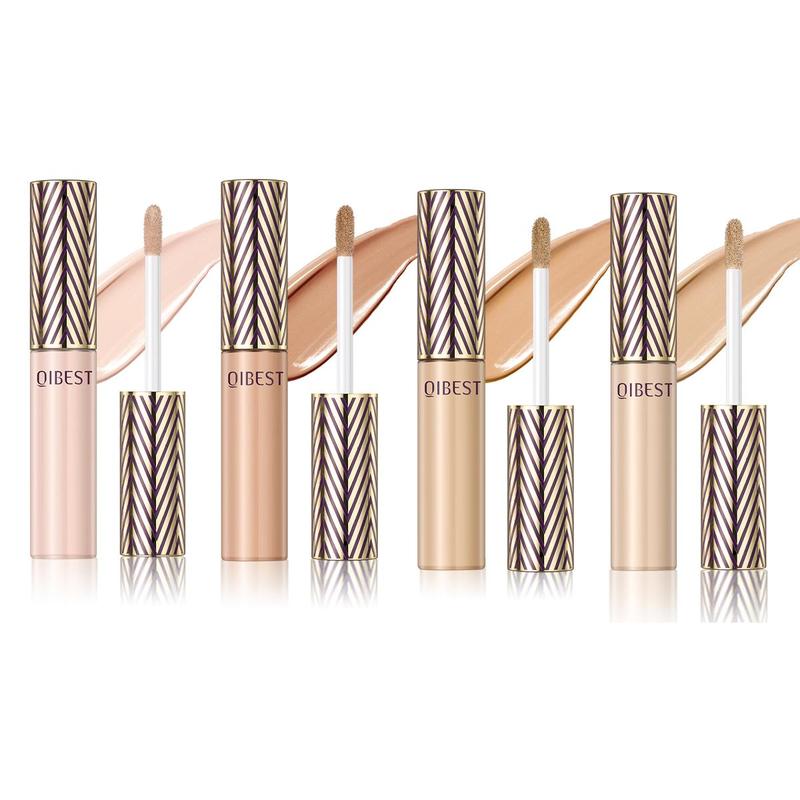 Long-lasting Waterproof Liquid Concealer, 4pcs/set Sweat Resistant Stain Covering Concealer Cream, Concealer Stick, Makeup for Women Use