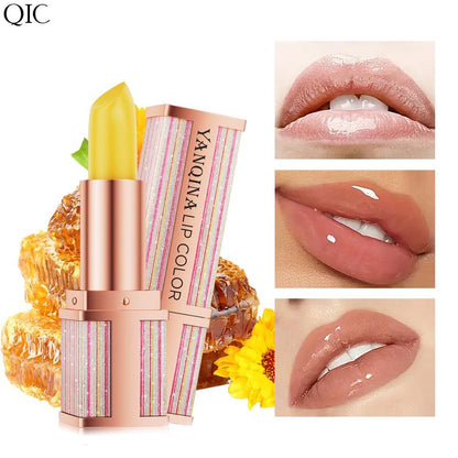 Glitter Lipstick (1 Piece), Magic Temperature Color Changing Lip Gloss, Hydrating Lip Balm, Suitable for All Occasions Lip Makeup