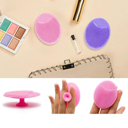 Silicone Facial Cleansing Brush, Comfortable Face Scrubber, Facial Skin Care Tool For Facial Pore Cleaning Exfoliating Massaging