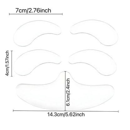 Silicone Face Patches, Reusable Washable Forehead Eye Face Patches,?Facial Care Tool