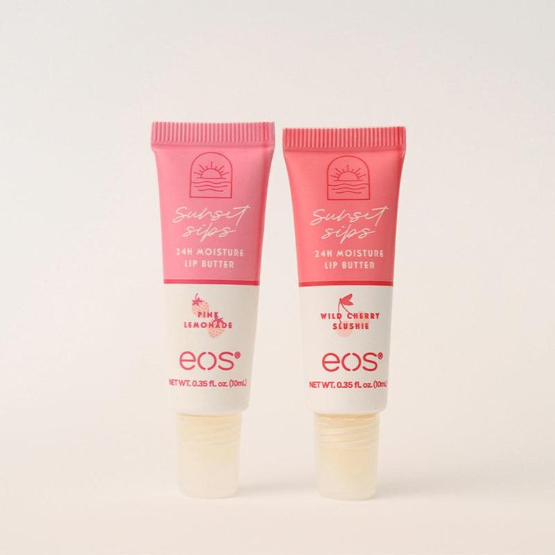 Pink Lemonade & Wild Cherry Slushie Lip Butter 2-Pack, Hydrating Lip Mask