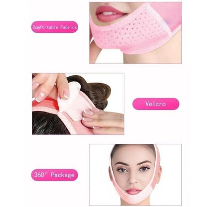 Double Chin Shaper, V Line Face Lifting Mask, Face Slimming Strap, Chin Band, Trending Products, Summer Gift, Mouth Breather Jaw, Summer Skincare Tool