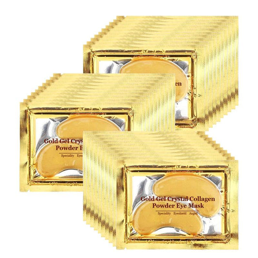 30 Paris Under Eye Patches 24k Gold Under Eye Mask for Puffy Eyes and Dark Circles Treatments, Under Eye Bags Treatment Collagen Gel Pads for Beauty & Personal Care, Gold Skin Care Comfort