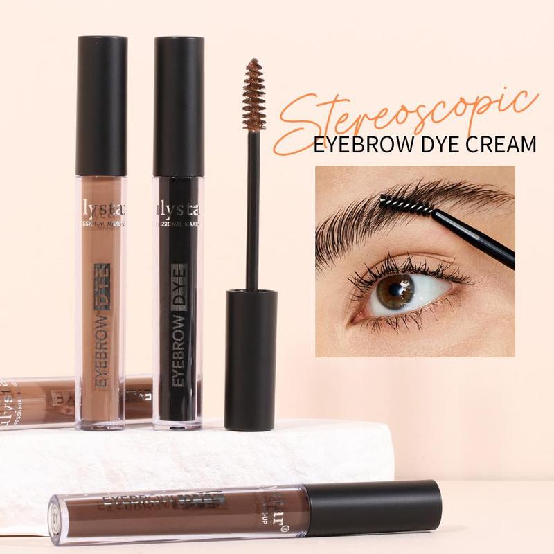 1 Set Eyebrow Makeup Kit, Including Eyebrow Dye & Double-ended Eyebrow Brush, Long Lasting Eyebrow Makeup Products for Women