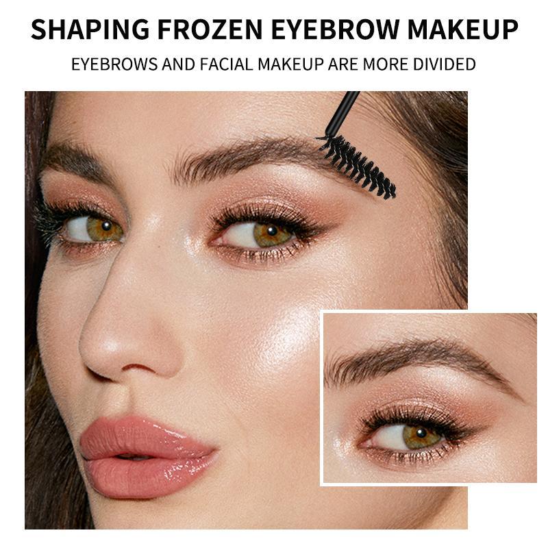 Eyebrow Wax, Colorless Eyebrow Setting Wax with Eyebrow Brush, Eyebrow Makeup Tool for Women, Long-lasting Natural Eyebrow Styling Soap, Makeup Tool