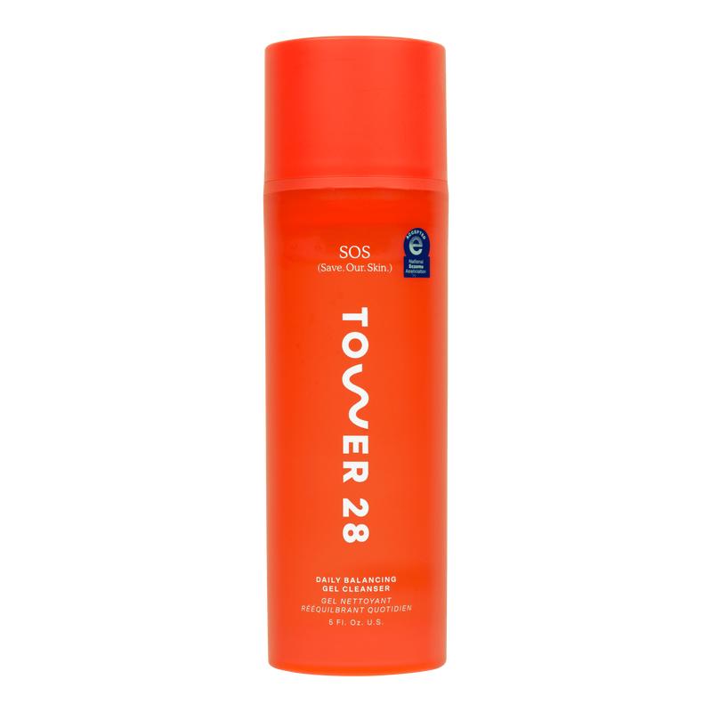 Tower 28 SOS Daily Balancing Gel Cleanser, Soothing Facial Cleanser, Replenishes, Balances and Hydrates Skin