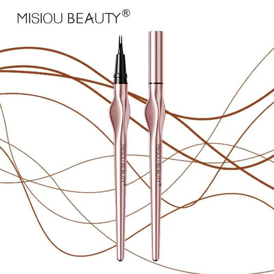 2 In 1 Liquid Eyebrow Pencil, Natural Curl Eyebrow Pencil, Waterproof Eyebrow Pencil, Brow Styling Brush, Long Lasting Eye Brow Makeup Tool, Makeup Accessories