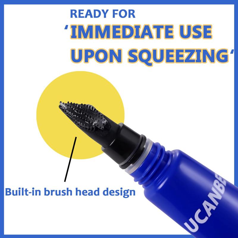 UCANBE Extreme Hold Clear Eyebrow Gel - No Flake, Residue-Free Brow Glue with Built-in Brush - Long-Lasting, Non-Sticky, Easy to Apply - Perfect for Shaping and Defining Eyebrows - Professional Makeup Tool