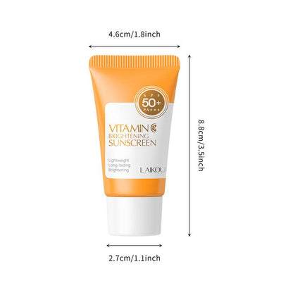 Vitamin C Sunscreen, 5 Counts Vitamin C Brightening Sunscreen, Hydrating Sunscreen, Sunscreen for Face, Body, Lips, Hands, Travel, Beach, Outdoor