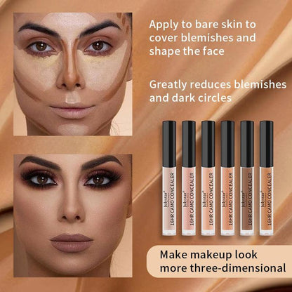 Long-lasting Concealer, 1 Count Waterproof Concealer Cream, Full Coverage Concealer, Makeup Product for Women & Girls