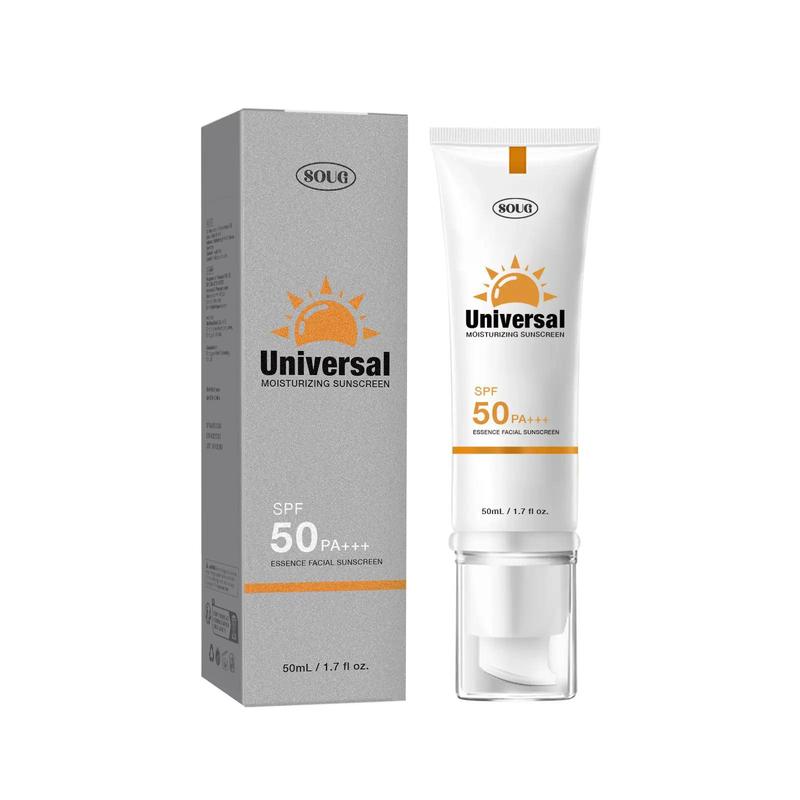 50ml UV Protection Sunscreen Cream, 1/2 Counts SPF50 PA+++ Moisturizing Sunscreen Cream, Brightening Skin Moisturizing Cream