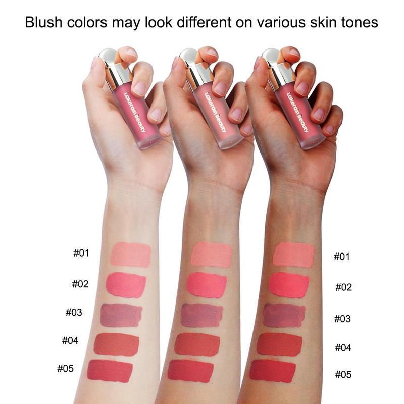 Long-lasting Smooth Cream Liquid Cheek Blusher, Smudge-proof Natural Look Blush Stick for Daily Makeup, Lightweight Soft Color Shadow for All Skins, Facial Cosmetic Tools, Daily Cosmetic