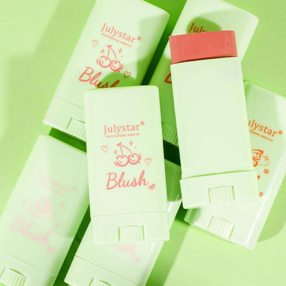 Blush Stick, Natural Matte Blush for Daily Makeup, Lightweight Blush, Soft Color Shadow, Suitable for All Skins