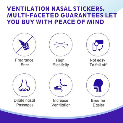 Breathable Anti-snoring Nasal Strip, 30pcs/set Sleeping Snoring Relief Nasal Sticker, Sinus Relief Nasal Patch, Home Product