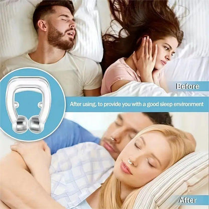 Anti Snoring Nose Clip, 1 Count Silicone Magnetic Anti Snoring Device, Nasal Treatment for Women and Men